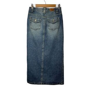 UNIONBAY Blue Denim Maxi Skirt Size 6 (jr size 5)